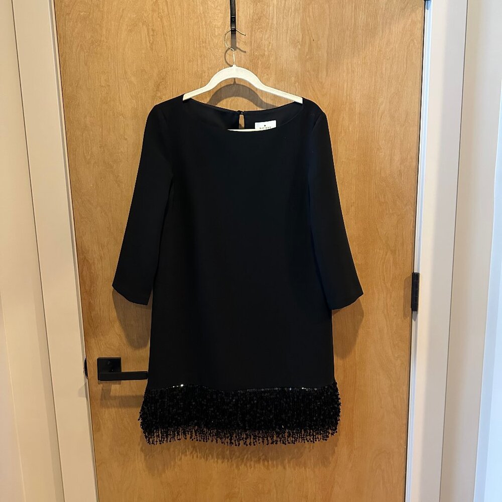 Kate Spade Sequin Fringe Cocktail Dress
